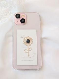 ひまわり（クリア） iPhone 15 ケース