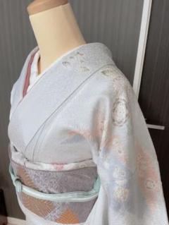 1104】着物 小紋 袷 正絹 単品販売♪ 唐花 オレンジ 白緑 - メルカリ 1104】着物 小紋 袷 正絹 単品販売♪ 唐花 オレンジ 白緑 - メルカリ