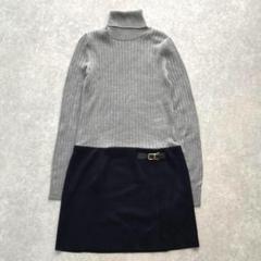 UNTITLED アンタイトル　タートルネックワンピース 古着
