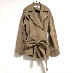 祝開店！大放出セール開催中 ADORE ショートトレンチコート ガスツイルジャケット - メルカリ ジャケット・アウター