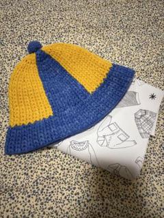 【美品】misha and Puff ベレー帽 帽子 ハット 4/6y 美品】misha and Puff ベレー帽 帽子 ハット 4/6y