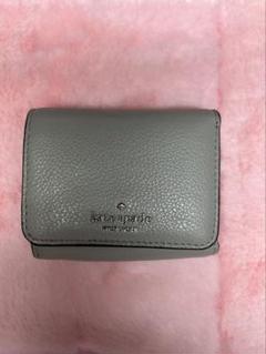 kate spade グレー 三つ折り財布 - メルカリ