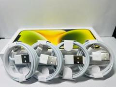 純正品質IPhone充電器ライトニングケーブル 4本 1m 新品 A4