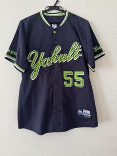 ヤクルト 村上宗隆 ビジターユニフォーム 55 Mサイズ レプリカユニホーム（ビジター）55村上 ※優勝ワッペンは付いてい