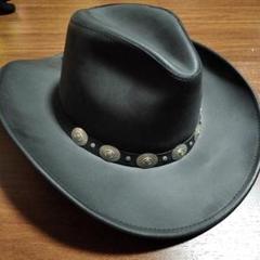テンガロンハット 本革製 カウボーイハット Mサイズ HENSCHEL
