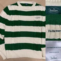the Barnnet ニット ケーブル ボーダー 韓国 バーネット セーター