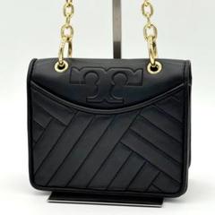 【美品】Tory Burch Alexa ショルダーバッグ ミニバッグ 黒色