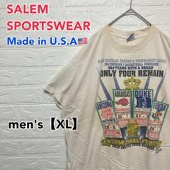 ●T591【US輸入】セーラム・スポーツウェア） Tシャツ ホワイト系 【XL】