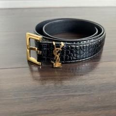 YSL ブラックレザー ベルト ゴールドバックル 2025年最新】Saint Laurent メンズ ベルトの人気アイテム - メルカリ