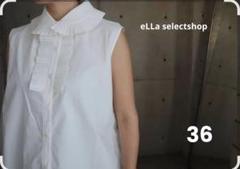 eLLa  アシメントリーケープブラウス完売品　新品未使用 NOLLEY'S(ノーリーズ)のシアースラブフリルブラウス通販
