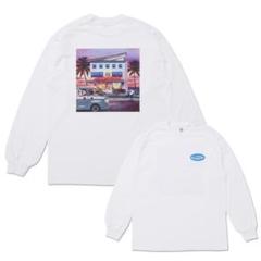 トップス Challenger mooneyes Picture Long Sleeve Mooneyes MOON Racing Cams Long Sleeve T-Shirt Black