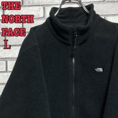 THE NORTH FACE☆フリースジャケット ワンポイントロゴ L ブラック