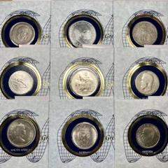 フランクリンミント　巨大銀貨9枚 フランクリンミント 巨大銀貨9枚 - メルカリ