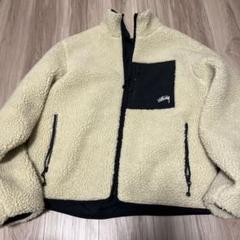 大幅値下げ可能！！Stussy フリースジャケット ブラウン・ベージュ 大幅値下げ可能！！Stussy フリースジャケット ブラウン・ベージュ