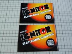 正規品 PERTRONIX IGNITOR ステッカー 2枚 当時物
