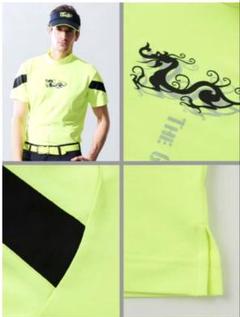 ダンスウィズドラゴン モックネック 半袖Tシャツ 黒 サイズ4 DWD ダンスウィズドラゴン メンズ半袖モックネックシャツ サイズ