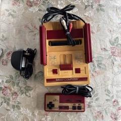 ファミリーコンピュータ 本体 コントローラー付き　昭和レトロ