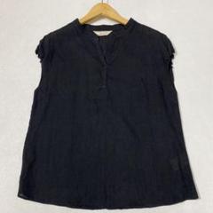 気まぐれお値引き❣️リゼッタリネンの藍染ブラウス
