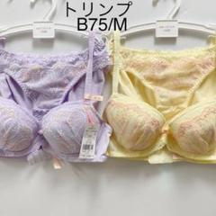 在庫あり B75/M ブラ&ショーツ トリンプ 2セット ブラジャー120