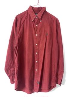POLO COUNTRY RALPH LAUREN 赤 長袖シャツ