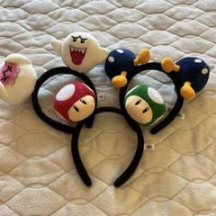 USJ被り物 テレサ ボム兵 きのこ USJ ユニバ マリオ系カチューシャ 3個セット キノコ テレサ ボム