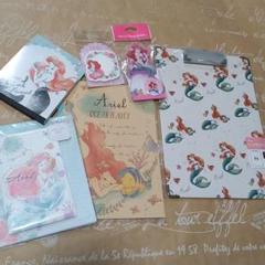 【sale!】ディズニー☆アリエル☆文具 6点セット