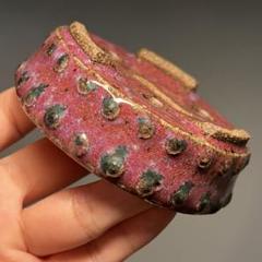 811.秋直 鼓釘丸鉢 盆栽鉢 盆栽鉢 9.3*3.2cm - メルカリ