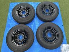 ☆新車外し・25年製イボ残り☆ハイエース 純正ホイール&DUNLOP 4