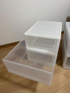 カインズ　透明プラスチック収納ボックス 4つセット