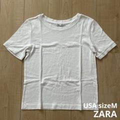 ZARA 半袖カットソー USAサイズM