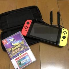 Nintendo Switch 本体 赤・黄 + ポケモンバイオレットセットのサムネイル