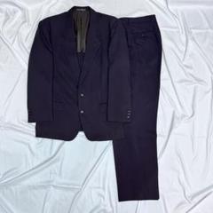 NO.134 vintage セットアップ ダブル ピンズ　ネクタイ vintage】セットアップ ダブルスーツ ブラック 成人式 ピンズ