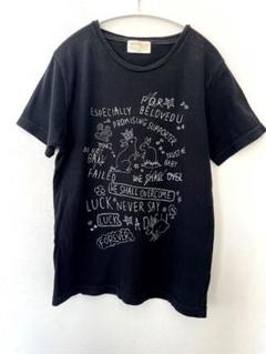 BEAMS イラスト入り ブラック Tシャツ