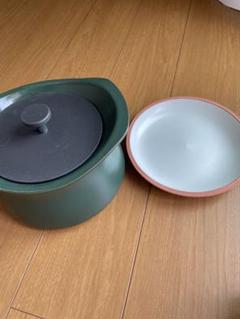 【いさ様】(土鍋)bestpotダークグリーン約20cm (鍋敷き) いさ様】(土鍋)bestpotダークグリーン約20cm (鍋敷き