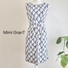 Mimi GranT ミミグラント L ワンピース ひざ丈 タイト 柄