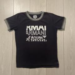アルマーニジュニア　ポケット付きレイヤードTシャツ　8A130 春夏新作 アルマーニジュニア ポケット付きレイヤードTシャツ