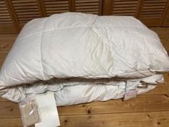 ハンガリー産ホワイトグース 高級羽毛掛け布団 150x210cm 2枚
