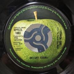 ◆英7"◆JOHN LENNON◆INSTANT KARMA!◆