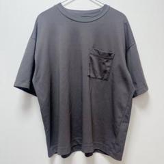 【匿名配送】涼感UVカットワイド半袖Tシャツ メンズXL ミディアムグレー
