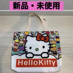 HELLO KITTY ハローキティ トートバッグ ファスナー付き 新品未