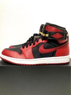 【美品】⭐️NIKE スニーカー AIR JORDAN 1HI STRAP New Nike Air Jordan 1 Flight Strap 23 Hi Tops Retro ( 628584