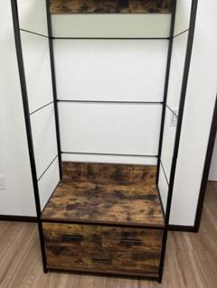 ハンガーラックセット Nステイン1880BR