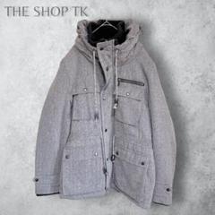 【THE SHOP TK ティーケー】　中綿　ミリタリージャケット　Lサイズ