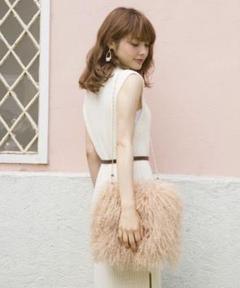 値下げ!【美品】【雑誌掲載】マーキュリーデュオ チベットラムファーチェーンバッグ