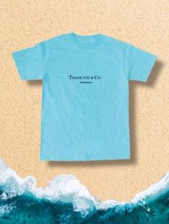 ティファニーブルーが可愛い‼︎ Thank you & Co. Tshirt Lのサムネイル