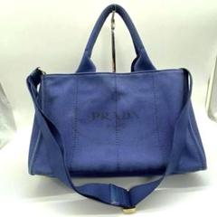 【早い物勝ち】PRADA プラダカナパ　キャンバス　ショルダー付きハンドバッグ プラダ(PRADA) カナパ(CANAPA) 中古 その他のバッグ | 通販