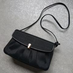 美品 KATORIYA カトリヤ ホースヘアー ショルダー バッグ 黒