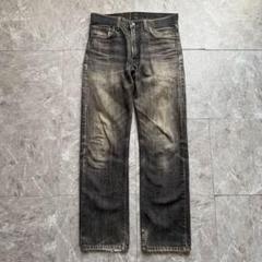 Levi's 505 先染め　ブラックデニムパンツ　日本製　y2kのサムネイル