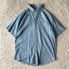 エルエルビーン 80s BD S/S シャンブレーシャツ M 短丈