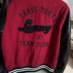 希少サイズXXL✨ SEANJOHN Y2K スタジャン オールレザー ブルゾン jy061.jpg
